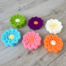 Load image into Gallery viewer, Flower Crochet Coasters