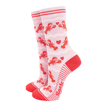 Load image into Gallery viewer, Lobster Bamboo Socks - Womens