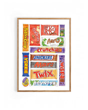 Load image into Gallery viewer, Chocolate Bars Print