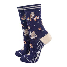 Load image into Gallery viewer, Owl Bamboo Socks - Womens