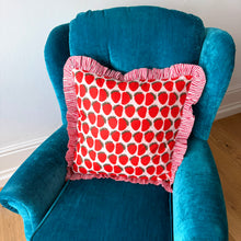 Load image into Gallery viewer, Strawberry Frill Cushion