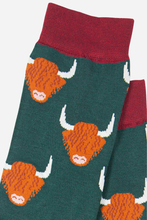 Load image into Gallery viewer, Highland Cow Bamboo Socks - Mens