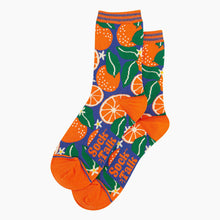 Load image into Gallery viewer, Orange Bamboo Socks - Womens
