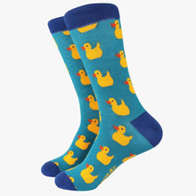 Load image into Gallery viewer, Rubber Duck Bamboo Socks - Mens