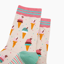 Load image into Gallery viewer, Ice Cream Bamboo Socks - Womens