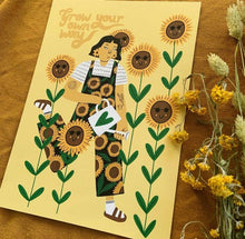 Load image into Gallery viewer, Sunflower Print
