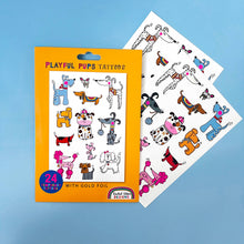 Load image into Gallery viewer, Playful Pups Temporary Tattoos