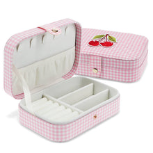 Load image into Gallery viewer, Cherry Gingham Jewellery Box