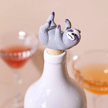 Load image into Gallery viewer, Sloth Bottle Stopper