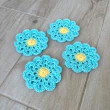 Load image into Gallery viewer, Flower Crochet Coasters
