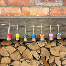 Load image into Gallery viewer, Upcycled Cork Mushroom