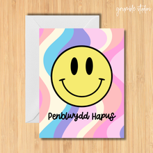 Load image into Gallery viewer, Penblwydd Hapus Welsh Card