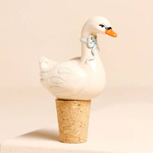 Load image into Gallery viewer, Swan Cork Bottle Stopper