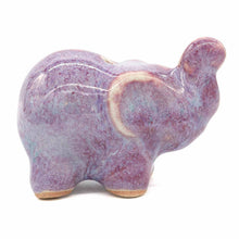 Load image into Gallery viewer, Elephant Ceramic Incense Holder Purple