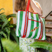 Load image into Gallery viewer, Recycled Plastic Olive Tote Bag
