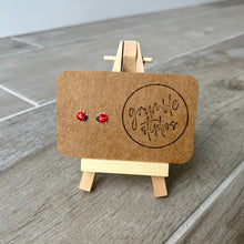 Load image into Gallery viewer, Ladybird Earrings