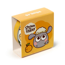 Load image into Gallery viewer, Orange Shaun the Sheep Lip Balm Tin