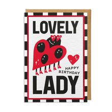 Load image into Gallery viewer, Birthday Card - Lovely Lady Ladybird