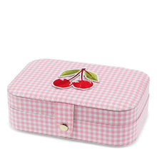 Load image into Gallery viewer, Cherry Gingham Jewellery Box