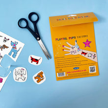 Load image into Gallery viewer, Playful Pups Temporary Tattoos