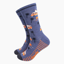 Load image into Gallery viewer, Campervan & Palm Tree Bamboo Socks - Mens