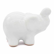 Load image into Gallery viewer, Elephant Ceramic Incense Holder White