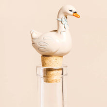 Load image into Gallery viewer, Swan Cork Bottle Stopper