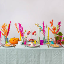 Load image into Gallery viewer, Yellow Glass Candle Holder