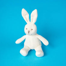Load image into Gallery viewer, Bunny Baby Rattle Organic Cotton