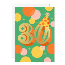 Load image into Gallery viewer, 30th Birthday Card