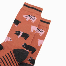 Load image into Gallery viewer, Pig Bamboo Socks - Mens