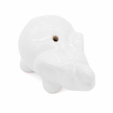 Load image into Gallery viewer, Elephant Ceramic Incense Holder White