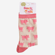 Load image into Gallery viewer, Pigs Bamboo Socks - Womens