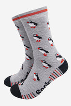 Load image into Gallery viewer, Puffin Bamboo Socks - Mens