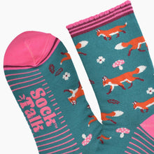 Load image into Gallery viewer, Fox Woodland Bamboo Socks - Womens