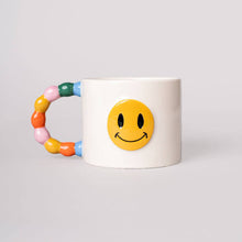 Load image into Gallery viewer, Smiley Face Ceramic Mug
