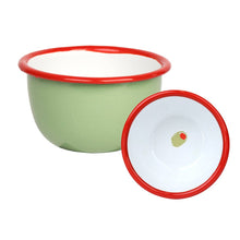Load image into Gallery viewer, Bon Appetit Olive Enamel Bowl - 10cm
