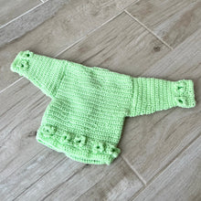 Load image into Gallery viewer, Green Baby Cardigan
