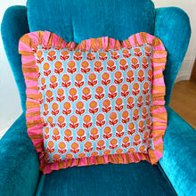 Load image into Gallery viewer, Floral Frill Cushion
