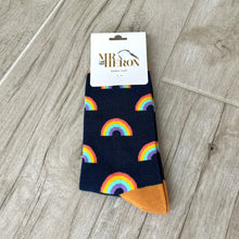 Load image into Gallery viewer, Rainbow Bamboo Socks Mens
