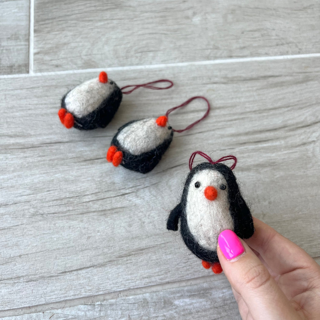 Penguin Felt Decoration