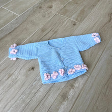 Load image into Gallery viewer, Blue Baby Cardigan
