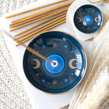 Load image into Gallery viewer, Moon Phase Eye Incense Holder
