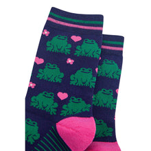 Load image into Gallery viewer, Frog Bamboo Socks - Womens
