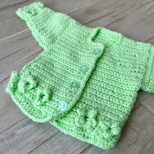 Load image into Gallery viewer, Green Baby Cardigan
