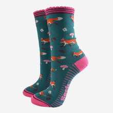 Load image into Gallery viewer, Fox Woodland Bamboo Socks - Womens
