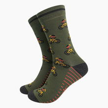 Load image into Gallery viewer, Mountain Bike Bamboo Socks - Mens
