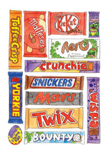 Load image into Gallery viewer, Chocolate Bars Print
