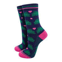 Load image into Gallery viewer, Frog Bamboo Socks - Womens
