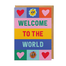 Load image into Gallery viewer, New Baby Card - Welcome To The World
